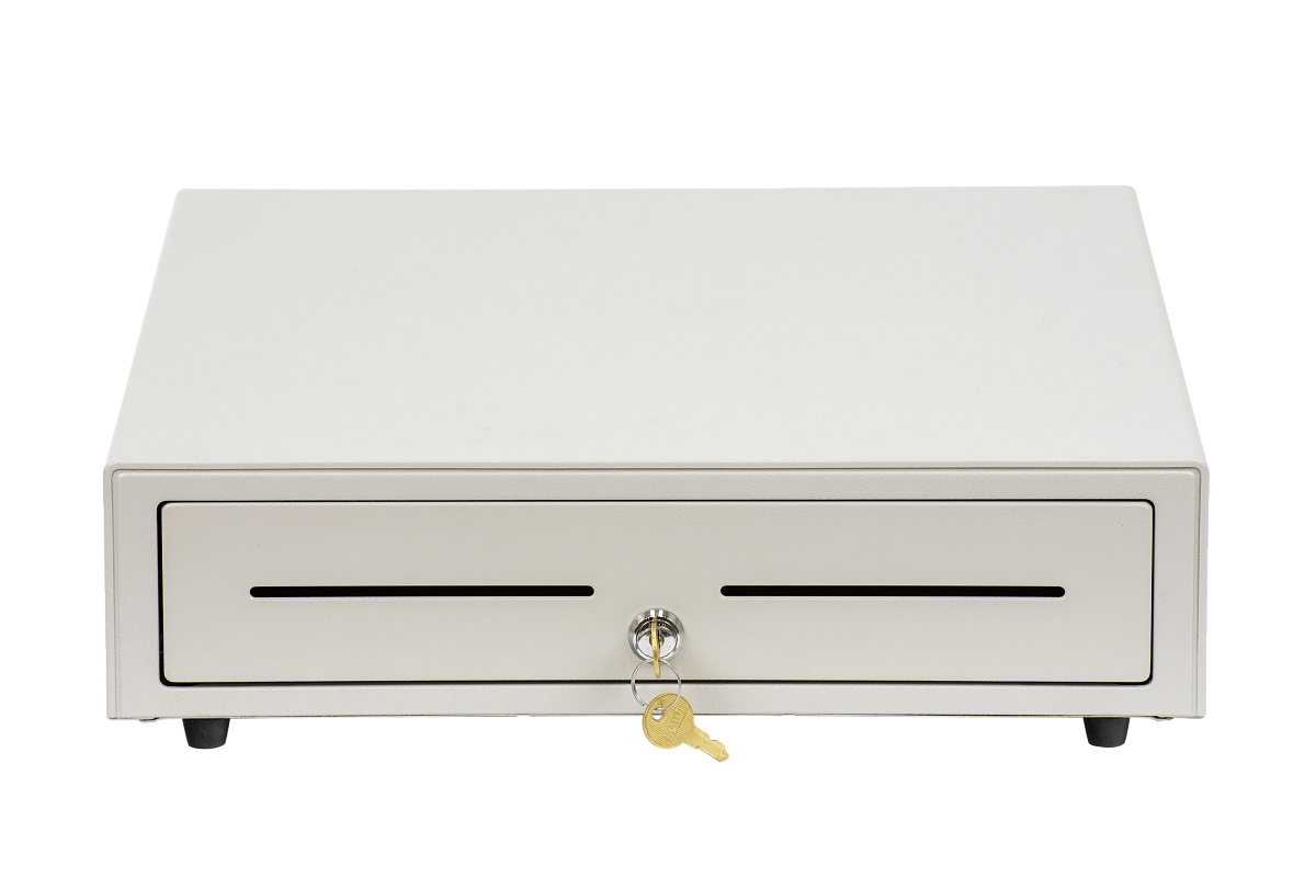 Денежный ящик АТОЛ CD-410-W белый, 410*415*100, 24V, для Штрих-ФР в Бийске