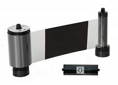 Черная лента с оверлеем (KO) на 3000 оттисков с чистящим роликом; для принтера Advent SOLID 700 в Бийске